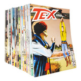 Kit 20 Gibis Tex Coleção Mensal Faroeste Western Texas Rangers Mythos Editora