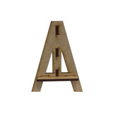 Kit 20 Mini Cavalete Mdf Cru 3mm Decoração Artesanato 0971
