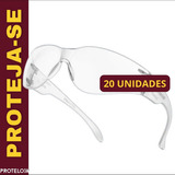 Kit 20 Óculos De Proteção Rj