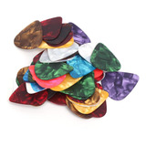 Kit 20 Palhetas Color Sortidas Violão Ukulele Guitarra 0.71