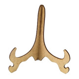 Kit 20 Pares Suporte Prato Liso Grande Mdf Crú Atacado 15cm