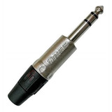 Kit 20 Peças Plug Conector P10 Cannon Macho Stereo Wireconex