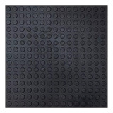 Kit 20 Piso Moeda Preto Emborrachado Pastilhado 50x50cm 6m
