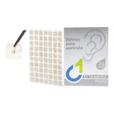 Kit 20 Placas P/auriculoterapia Prata 70 Unidades Micropore 