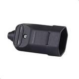 Kit 20 Plugue Femea 2p+t 20a 180° Tmd 2-3 Preto Margirius