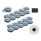 Kit 20 Pote Chumbinho Snyper 5,5mm + Porta Chumbinho + Alvos