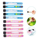 Kit 20 Pulseira De Identificação Infantil Azul Rosa Criança