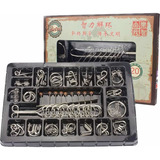 Kit 20 Quebra Cabea De Metal Enigma Puzzle