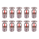 Kit 20 Sprinklers Spk De Incêndio Upright 1/2'' Cromado 68c