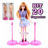 Kit 20 Suporte P/ Boneca Barbie