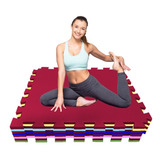 Kit 20 Tatame Tapete Eva 100x100x2cm 1x1 Metro 20mm