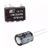 Kit 20 Unidades Ci Lnk306pn Lnk306pn + 20 Capacitor 4,7 450v