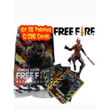 Kit 200 Cards Free Fire Figurinhas =50 Pacotinhos