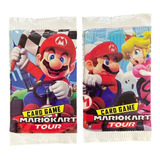 Kit 200 Cards Mario Kart = 50 Pacotes Figurinhas Bater Bafo