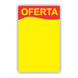 Kit 200 Cartaz Oferta Promoção 2 Medidas Gôndola