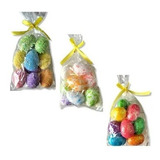 Kit 200 Ovos Guirlanda Enfeite Páscoa Coelho Cesta Decor 4cm