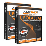 Kit 200un Polaseal A4 0,05mm Plástico