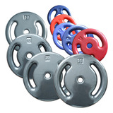 Kit 20kg De Anilhas Emborrachadas P/ Musculação - A Escolher