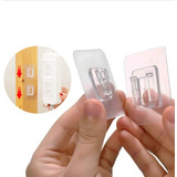 Kit 20pç Suporte Adesivo Gancho Para Quadro Sem Prego Furo 