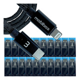Kit 20un Cabo P/ iPhone Lightning / Tipo C Original Garantia