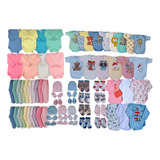 Kit 21 Pçs Maternidade Roupa De Bebê Menina E Menino
