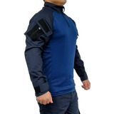 Kit 23 Camisa Combat Shirt Azul