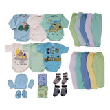 Kit 23 Pçs Maternidade Bebe Menino Ou Menina Promoção 