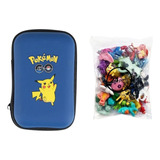 Kit 24 Bonecos Miniaturas Pokémon Go + Mini Bag Estojo