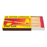 Kit 24 Caixas Fósforo Palito Extra Longo 9,5 Cm Fiat Lux  