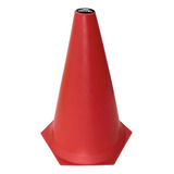 Kit 24 Cones Para Marcação De Treino 24cm Vermelho Muvin