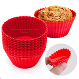 Kit 24 Formas Mini Cupcake Bolo Muffin Assadeira Silicone