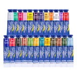 Kit 24 Tinta Acrílica Acrylic Colors Acrilex 20ml Para Tela