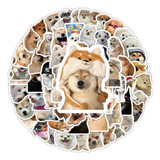 Kit 25 Adesivos Cachorrinho Cachorro Dog Fofinhos Memes