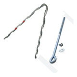 Kit 25 Esticador P/cordoalha 7/16x50+25 Alça Preformada 3/16