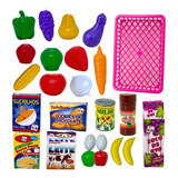Kit 25 Frutinhas/mercado Brinquedo Menina Comidinha