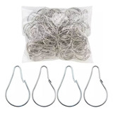 Kit 25 Gancho Tipo Pera 7cm Grande Cortinas Provadores Loja