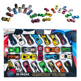 Kit 25 Mini Carrinhos De Ferro