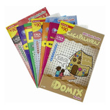 Kit 25 Passatempos Sortidos Caça Palavras Cruzadinhas Sudoku