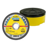 Kit 25 Pc Disco Corte Inox 4.1/2 A960tz Specia Klingspor Cor Cinza