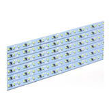 Kit 25 Pçs Barra De Led 4014 12v 28w 1m Branco Frio 144 Leds
