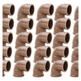 Kit 25 Peças Cotovelo Joelho 90° Soldável 50mm Marrom Krona