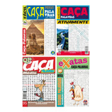 Kit 25 Revistas Caça Palavras (sem Repetições)