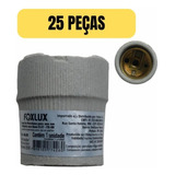Kit 25 Soquete Receptaculo Porcelana Bocal E27 1451n Foxlux