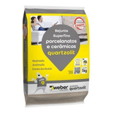 Kit 25kg Rejunte Para Porcelanato 5kg Weber Quartzolit Cores