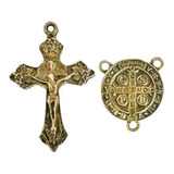 Kit 25un. Cruz Jesus + Entremeio São Bento Mod.19 Lembrança
