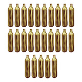 Kit 25un Cápsula De Co2 Cilindro Descartável Pressão Airsoft