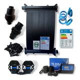 Kit 26 Placas 2mt Completo Aquecedor Solar Piscina 15,5m² Fe