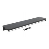 Kit 27 Puxador Móveis 8015 Slim Preto 146mm Alternativa