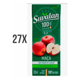 Kit 27 Suco 100% Fruta Suvalan 200 Ml Maçã