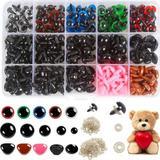 Kit 280 Peças Olhos E Focinhos P/ Amigurumi C/ Travas + Case